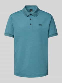 LUHTA Regular fit poloshirt met labelprint model 'KIVILAHTI'