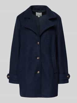 Ichi Relaxed fit lange jas van wolmix model 'Tipa'
