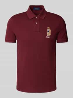 Polo Ralph Lauren Custom slim fit poloshirt met stitching