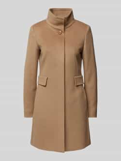 Max Mara Studio Lange jas met opstaande kraag model 'AGNESE'