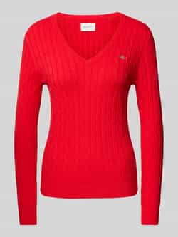 Gant Gebreide pullover met ribboorden
