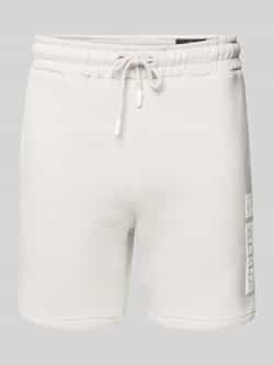 Alpha industries Sweatshorts met elastische band en tunnelkoord