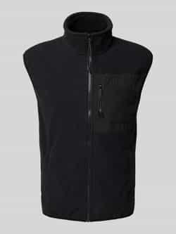 Blend Fleecegilet met opstaande kraag