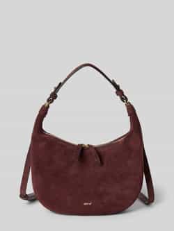 abro Nana Schoudertas Leder 27.5 cm - Dames - burgundy