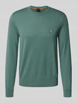 Boss Orange Regular fit pullover van een mix van katoen en kasjmier model 'KANOVANO'