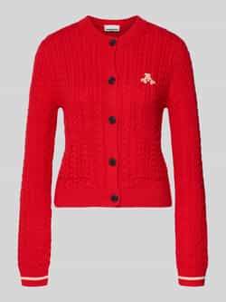 ARMEDANGELS Slim fit gebreid jack van puur katoen model 'JULIAANAS CABLE'