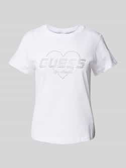 Guess Activewear T-shirt met strass-steentjes model 'NARCISO'