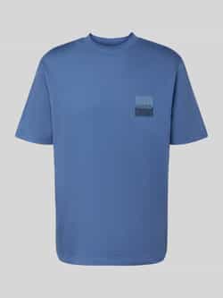 HUGO T-shirt met labelprint model 'Dusplito'