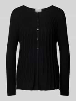 Hemisphere Gebreide pullover met knoopsluiting