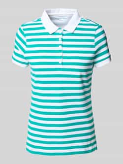 Christian Berg Woman Regular fit poloshirt met structuurmotief