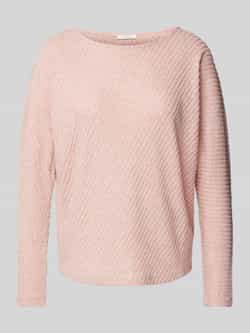 Opus Shirt met lange mouwen en ronde hals model 'Sakim'