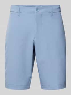 BOSS Green Regular fit korte broek met ceintuurlussen model 'Commuter'