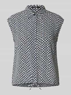 Zero Slim fit blouseshirt met platte kraag