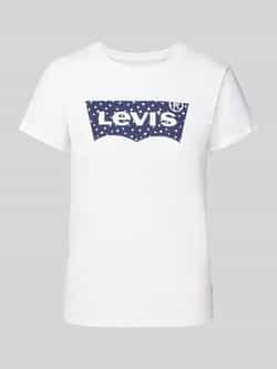 Levi's T-shirt met labelprint model 'THE PERFECT TEE'