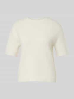 Christian Berg Woman Gebreid shirt van wolmix met ronde hals