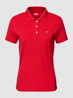 Levi's 300 Poloshirt met labelstitching