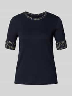 Marc Cain T-shirt met mouwomslagen