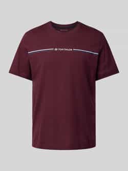 Tom Tailor Regular fit T-shirt van puur katoen