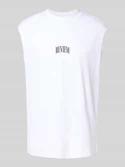 REVIEW Tanktop met labelprint