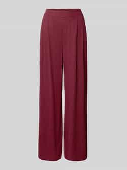 Jake*s Casual Straight leg stoffen broek met bandplooien