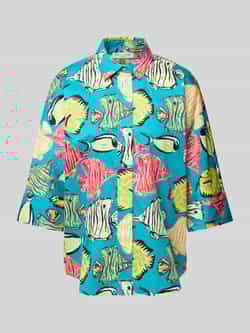 Christian Berg Woman Regular fit overhemdblouse met 3 4-mouwen