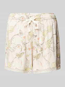 CCDK Copenhagen Relaxed fit korte pyjamabroek met kant model 'Kaitlyn'