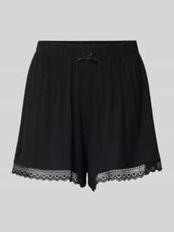 CCDK Copenhagen Loose fit korte pyjamabroek met kant model 'Kimmy'