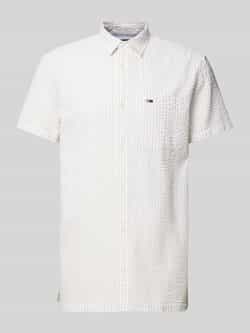TOMMY JEANS Overhemd met korte mouwen TJM REG STRIPE SEERSUCKER SHIRT