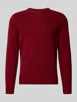 BRAX Gebreide pullover met ribboorden model 'Rick'