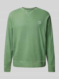 Lerros Sweatshirt met geborduurd logo