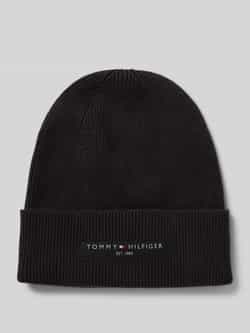Tommy Hilfiger Gebreide muts met labelpatch model 'FOUNDATION'