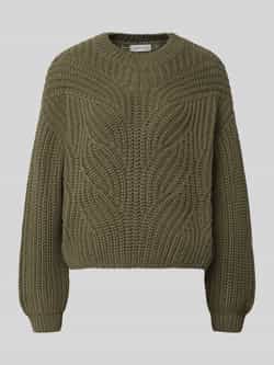 Apricot Gebreide pullover met ronde hals