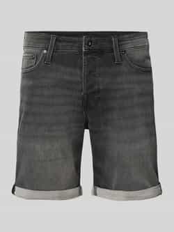 JACK & JONES JEANS INTELLIGENCE regular bermuda short JJIRICK JJICON black denim