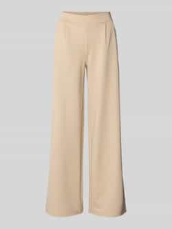 Ichi Straight leg bandplooibroek met galons model 'KATE'