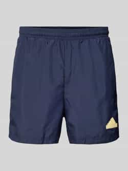 ADIDAS SPORTSWEAR Regular fit korte broek met labeldetail