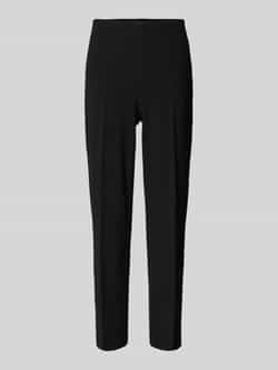 MORE & MORE Tapered fit stoffen broek met persplooien