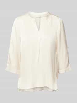 Milano italy Blouse van viscose met tuniekkraag