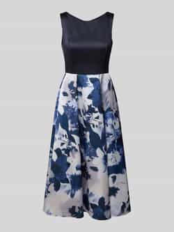 Vera Mont Midi-jurk met gebloemde motiefprint