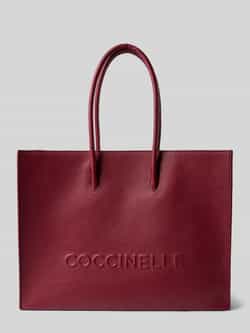 Coccinelle Handtas met reliëflogo model 'Myrtha'