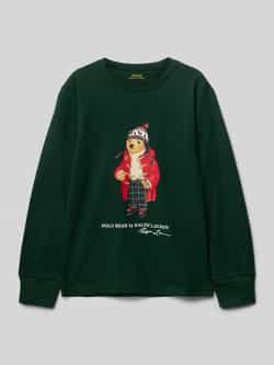 Polo Ralph Lauren Teens Shirt met lange mouwen en motiefprint