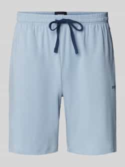 Boss Regular fit sweatshorts van een mix van katoen en elastaan