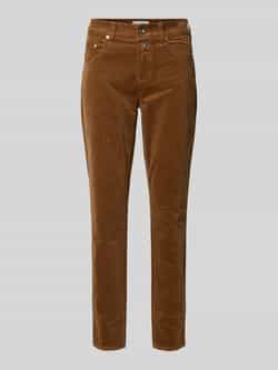 Marc O'Polo Boyfriend fit broek van fijne corduroy van katoenmix