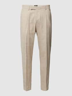 CINQUE Slim fit stoffen broek met rasterruit