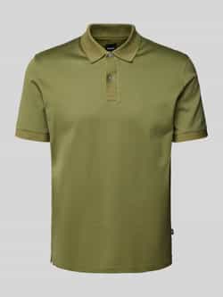Boss Regular fit poloshirt met labeldetail model 'Parlay'