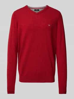 FYNCH-HATTON Gebreide pullover met logostitching