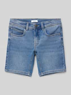 Name it KIDS regular fit denim short NKMRYAN dark blue denim Korte broek Blauw 116