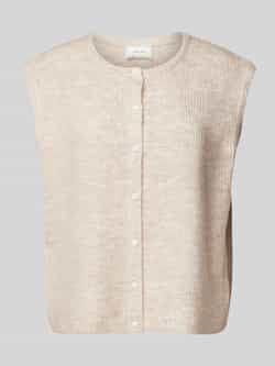NEO NOIR Mouwloos vest met ronde hals model 'Everest'