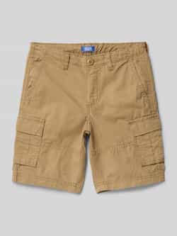 jack & jones Regular fit korte cargobroek met labelpatch model 'BOWIE'
