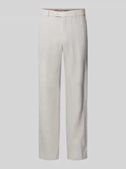 straight fit linnen broek van puur linnen model 'Lynx'