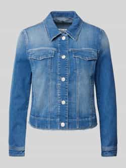 Marc Cain Regular fit jeansjack met borstzakken